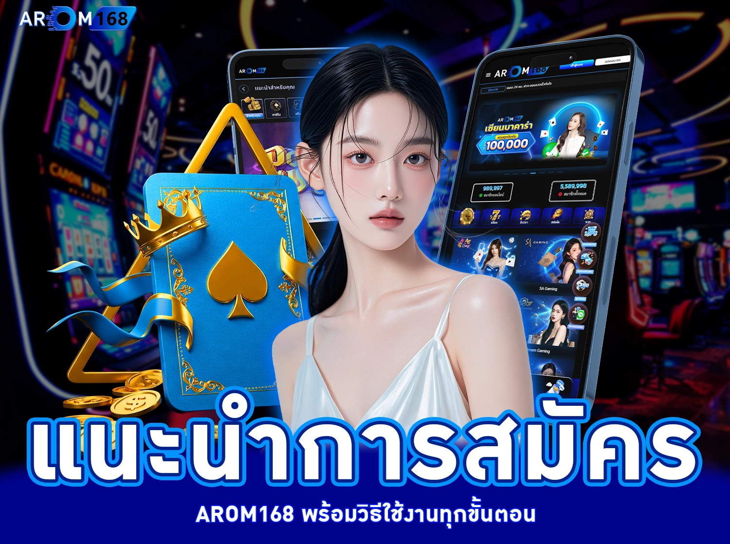 แนะนำการสมัคร arom168